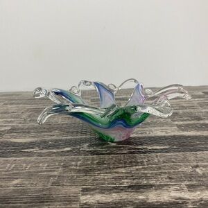 Murano Starfish Glass Bowl